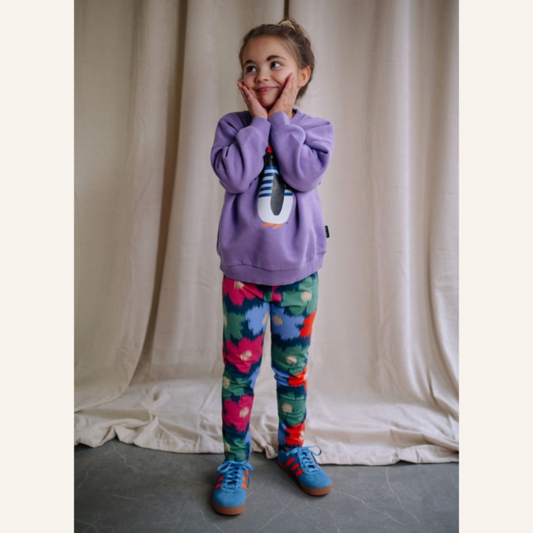 Daily Brat Daily Brat Dazzling flower pants - Whisper bloom