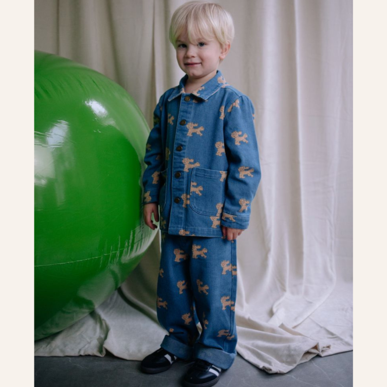 Daily Brat Daily Brat Waddles dog denim