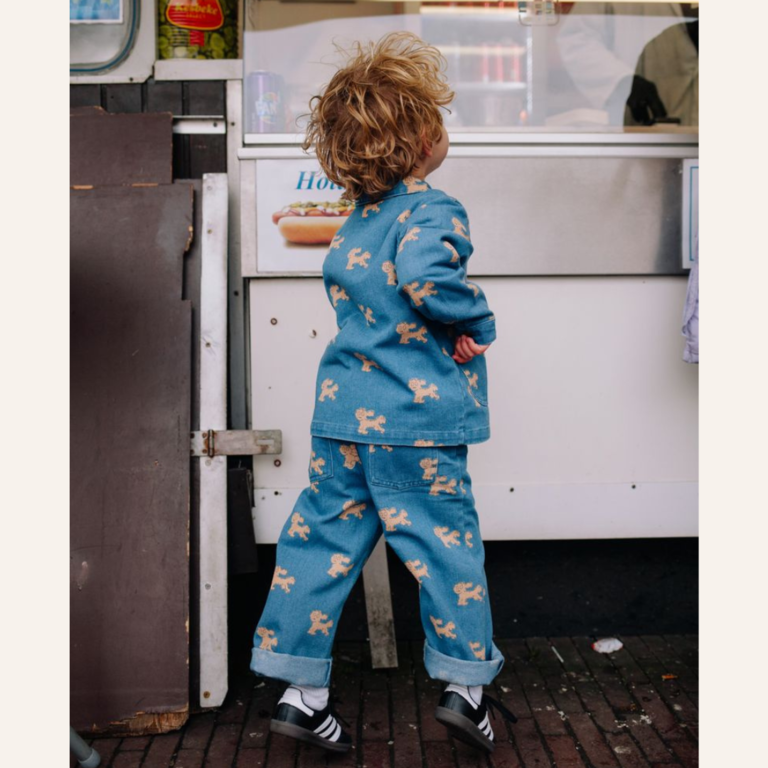 Daily Brat Daily Brat Waddles dog denim