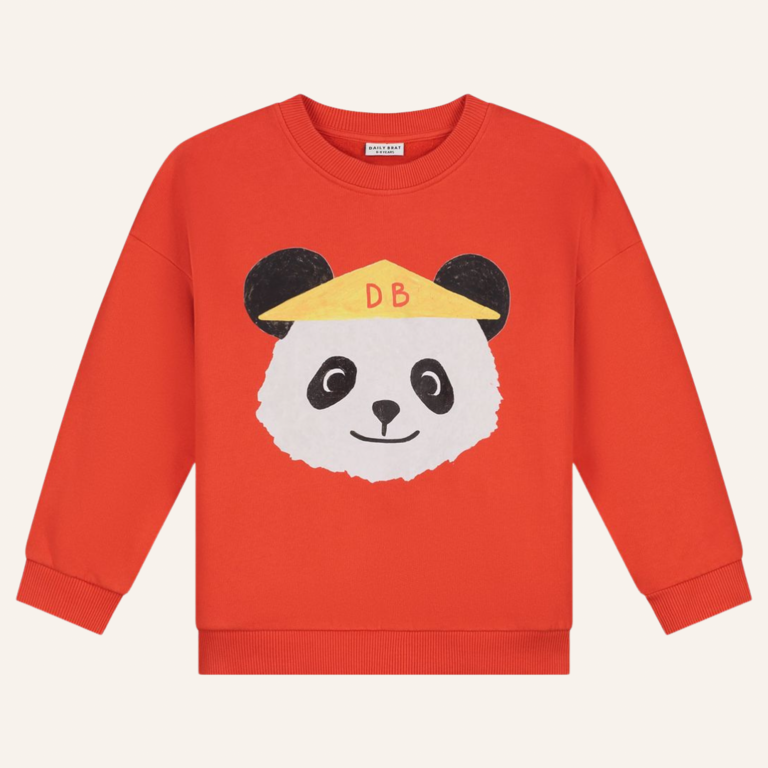 Daily Brat Daily Brat Bao Bao panda sweater - Ruby rebel