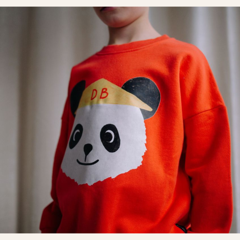 Daily Brat Daily Brat Bao Bao panda sweater - Ruby rebel