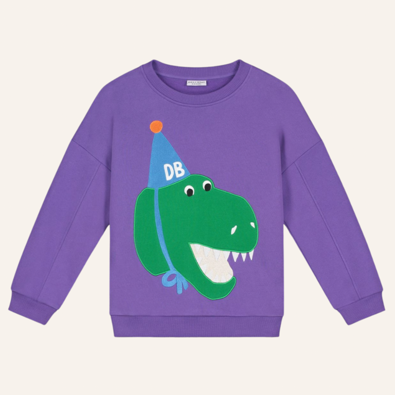 Daily Brat Daily Brat Daffy dino sweater - Pansi paradise