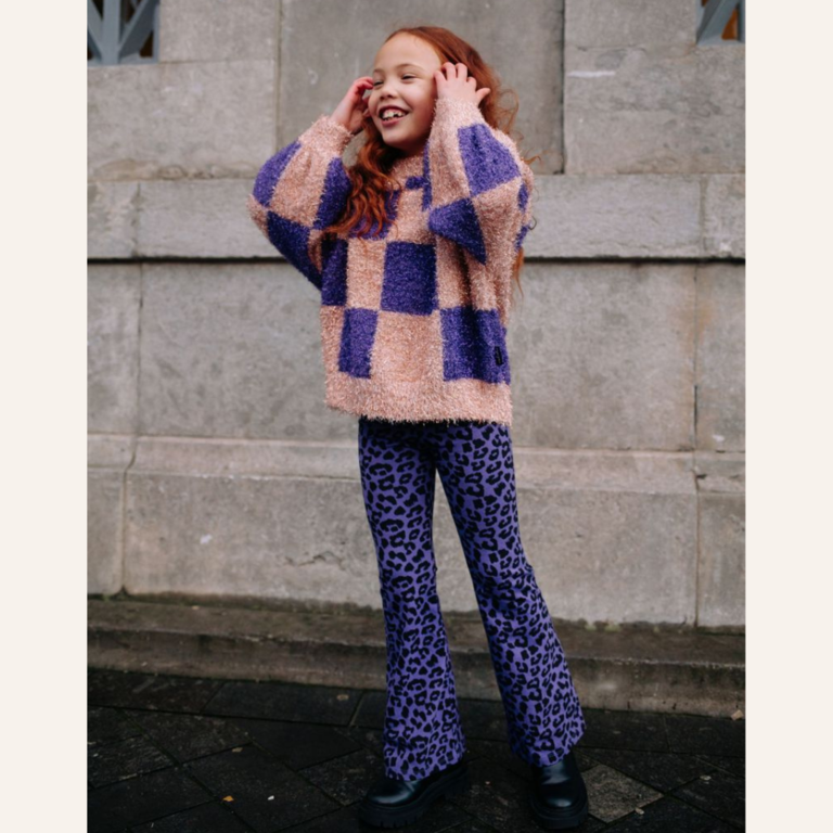 Daily Brat Daily Brat Leopard flared - Purple