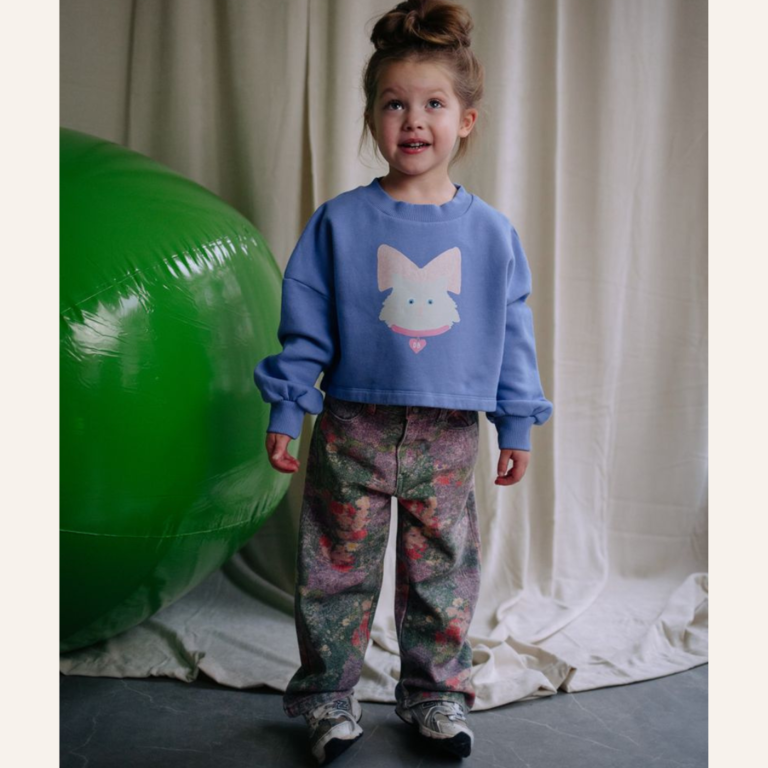Daily Brat Daily Brat Cheecky flower jeans - Poppy