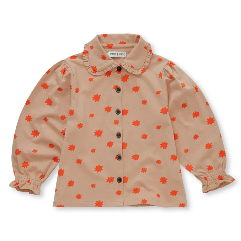 Sproet & Sprout Sproet & Sprout Girls Stardust Blouse - Praline