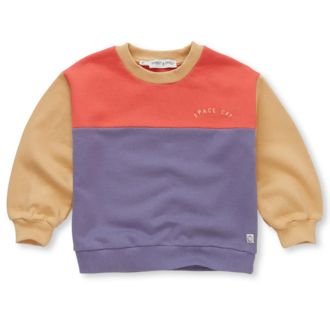 Sproet & Sprout Sproet & Sprout Sweatshirt Colourblock - Grenadine Sproet & Sprout Sproet & Sprout Sweatshirt Colourblock - Grenadine