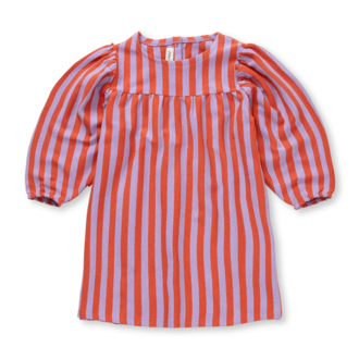 Sproet & Sprout Sproet & Sprout Poppy Dress Stripe - Lavender Sproet & Sprout Sproet & Sprout Poppy Dress Stripe - Lavender
