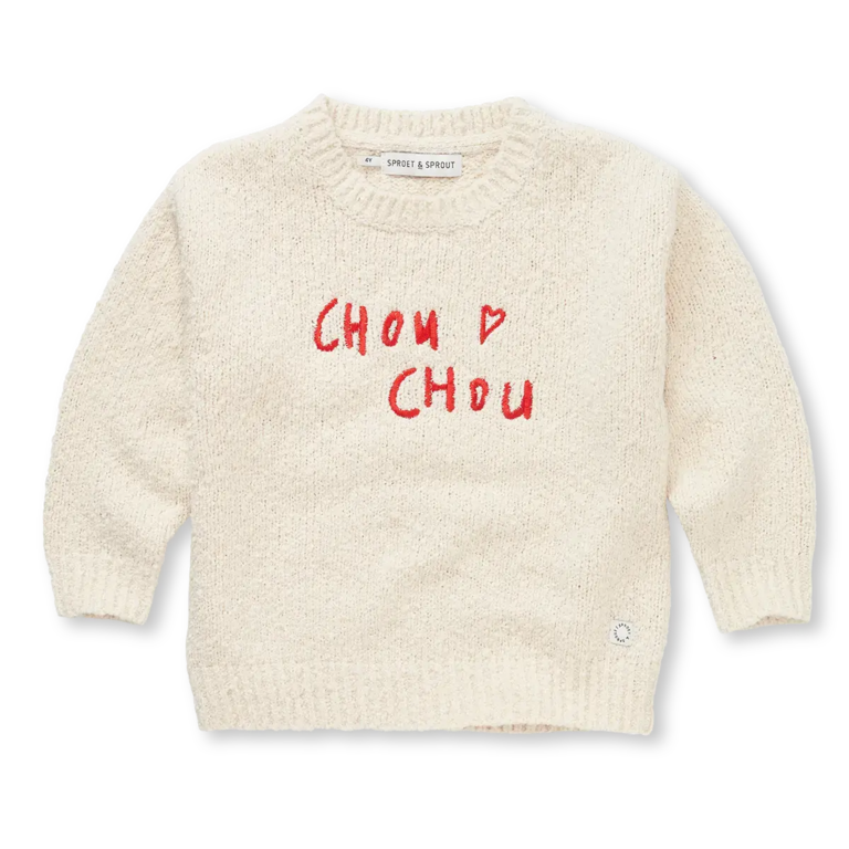 Sproet & Sprout Sproet & Sprout Sweater Chou Chou - Ivory