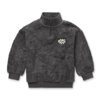 Sproet & Sprout Sproet & Sprout Teddy Anorak Sweatshirt - Washed Black Sproet & Sprout Sproet & Sprout Teddy Anorak Sweatshirt - Washed Black