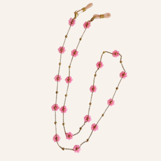 By Melo By Melo Brillenkoordje Flower Roze