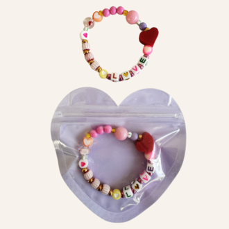 By Melo By Melo Armband Love in Hartverpakkig