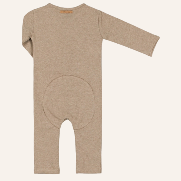 Nixnut Nixnut Butt onesie - Pebble