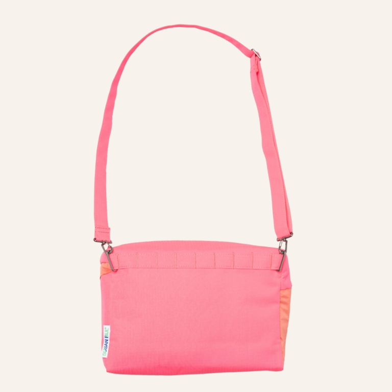 Susan Bijl Susan Bijl - The New Bum Bag Fluo Pink & Coral size M
