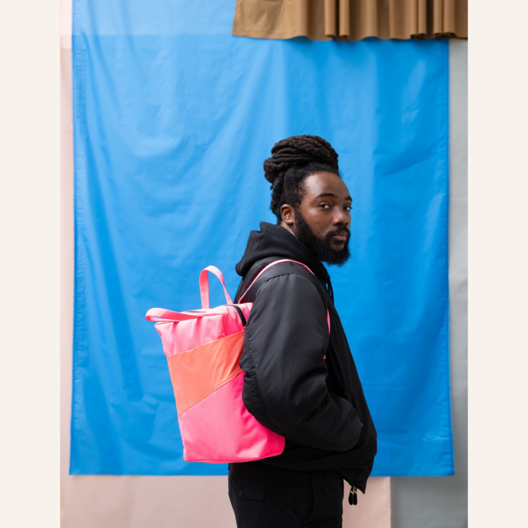 Susan Bijl Susan Bijl - The New Backpack Fluo Pink & Coral