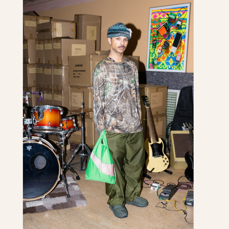 Susan Bijl Susan Bijl - The New Shopping Bag Greenscreen & Tone size M