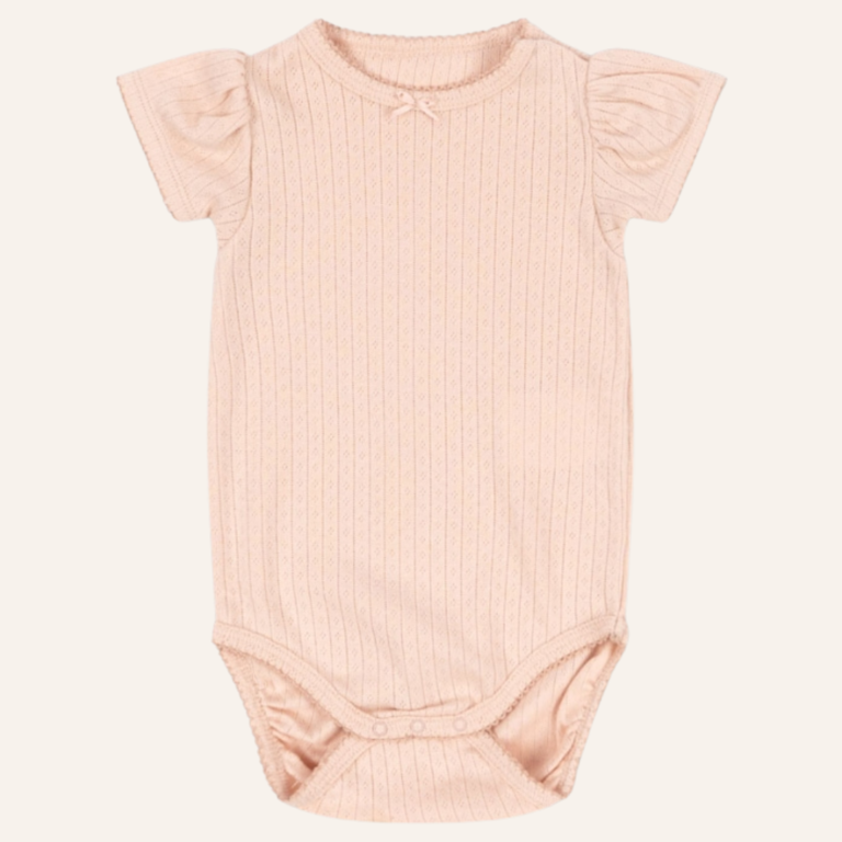 Konges Sløjd Konges Sløjd Minnie Puff Sleeve Body - Cameo Rose