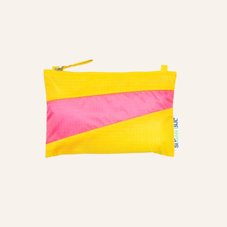 Susan Bijl Susan Bijl The new pouch TV Yellow/fluo pink size S