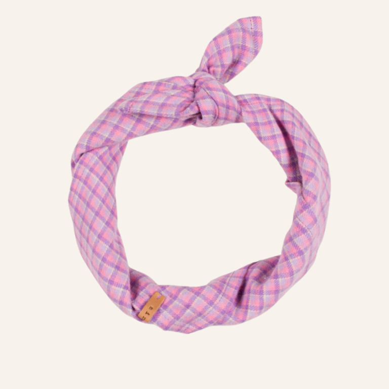 Nixnut Nixnut Bandana - Lila Checkered