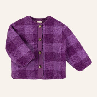 Nixnut Nixnut Check Jacket - Purple Checkered Nixnut Nixnut Check Jacket - Purple Checkered