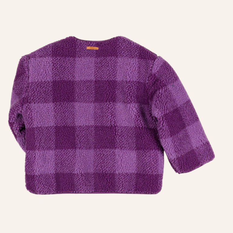 Nixnut Nixnut Check Jacket - Purple Checkered