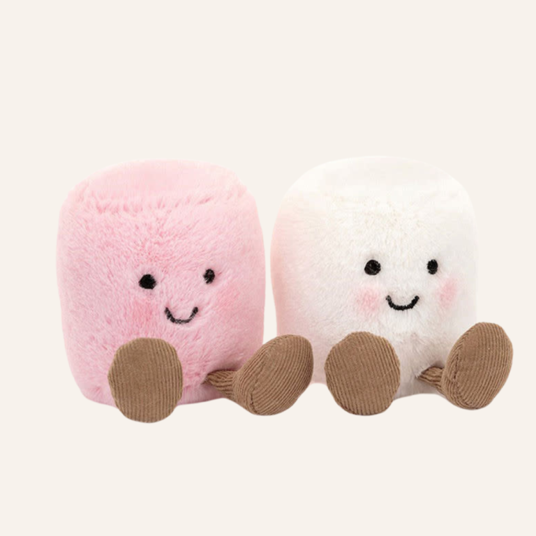Jellycat Jellycat Amuseables pink and white marshmallows