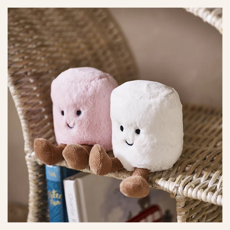 Jellycat Jellycat Amuseables pink and white marshmallows