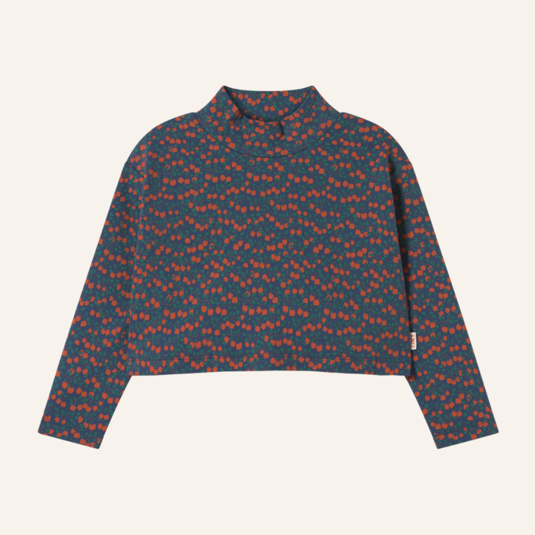 Tiny Cottons Tiny Cottons Mini Apples Rib Mockneck