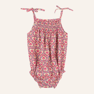 Konges Sløjd Konges Sløjd Vivian  strap romper - Felice rose