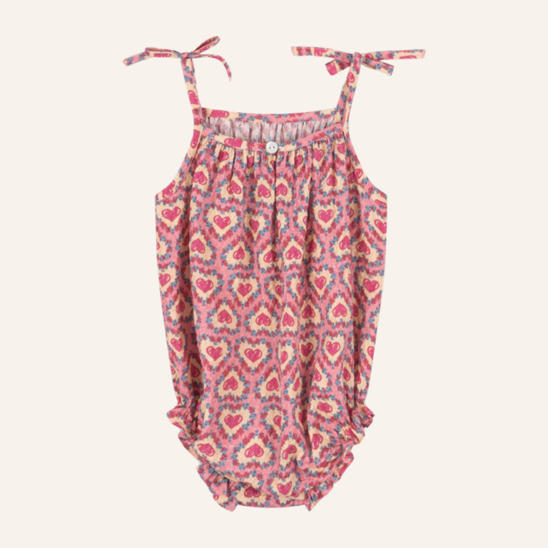 Konges Sløjd Konges Sløjd Vivian  strap romper - Felice rose