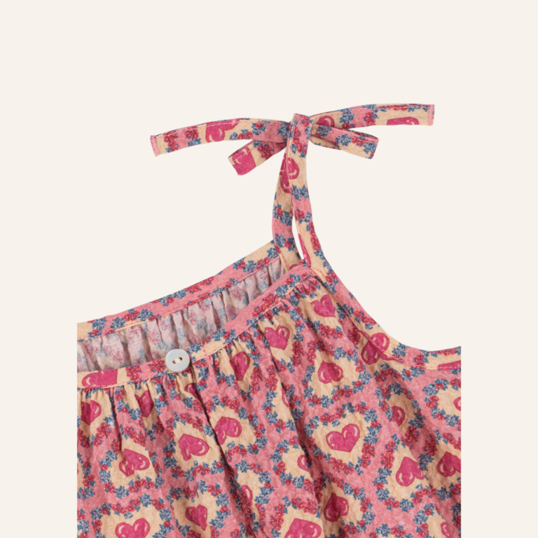 Konges Sløjd Konges Sløjd Vivian  strap romper - Felice rose