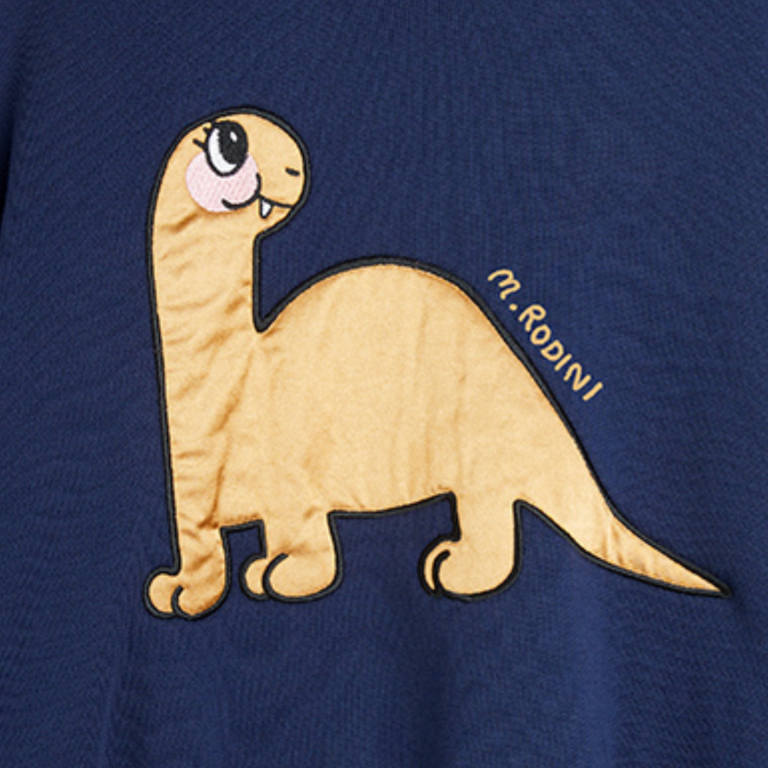 Mini Rodini Mini Rodini Dino application sweatshirt