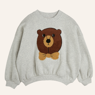 Mini Rodini Mini Rodini Bear chenille sweatshirt Mini Rodini Mini Rodini Bear chenille sweatshirt
