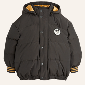 Mini Rodini Mini Rodini Ritzratz patch puffer black Mini Rodini Mini Rodini Ritzratz patch puffer black
