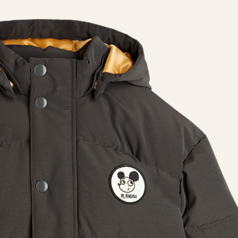 Mini Rodini Mini Rodini Ritzratz patch puffer black