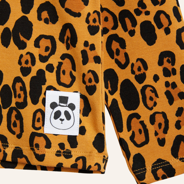Mini Rodini Mini Rodini Basic leopard LS tee