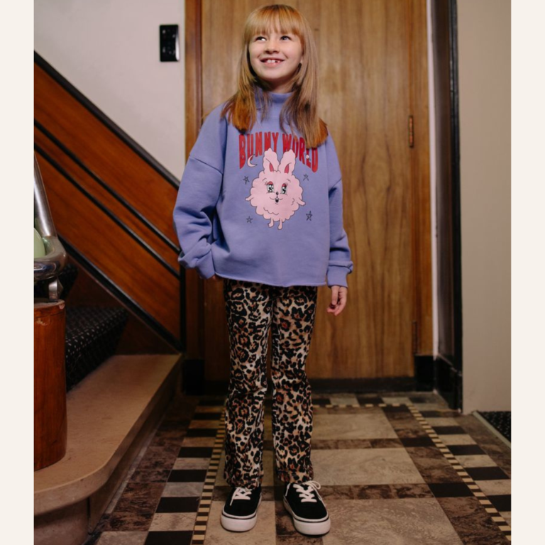 Call me Frankie Call me Frankie Cropped Call me Bunny sweater - purple