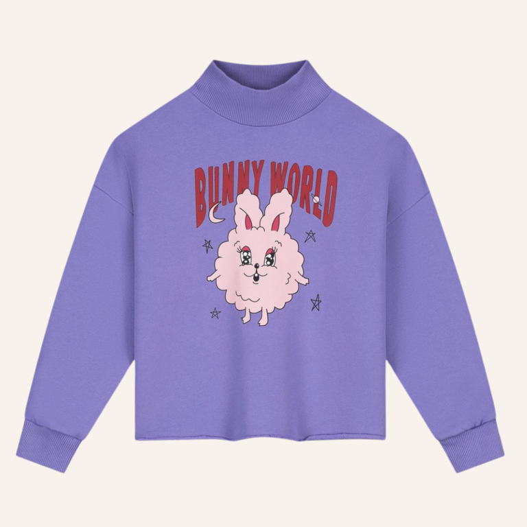 Call me Frankie Call me Frankie Cropped Call me Bunny sweater - purple