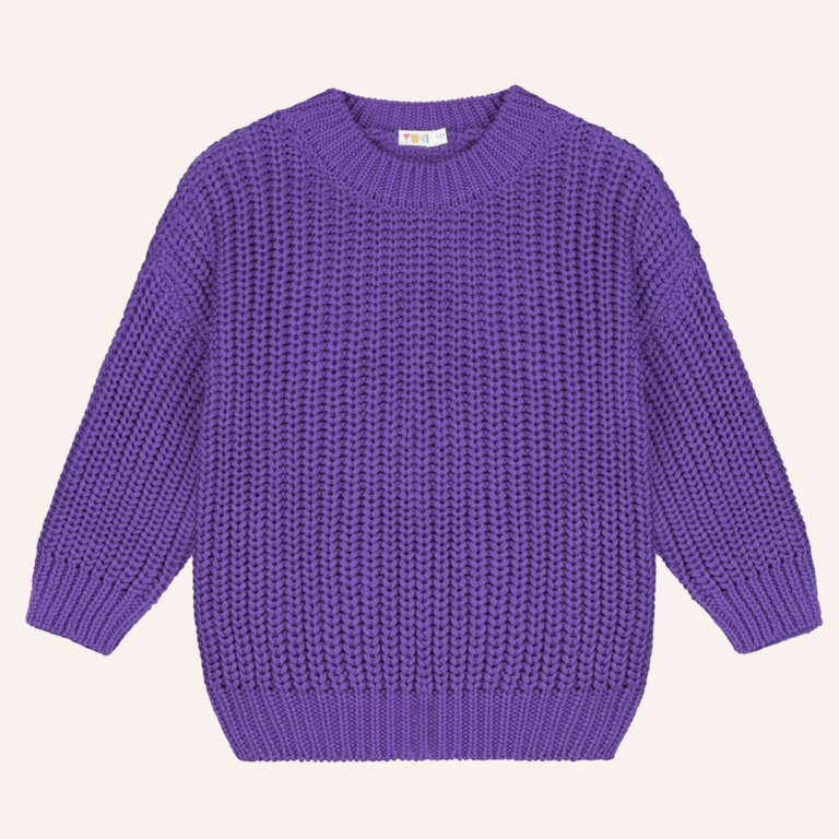 Yuki Yuki Chunky Knitted Sweater - Amethyst