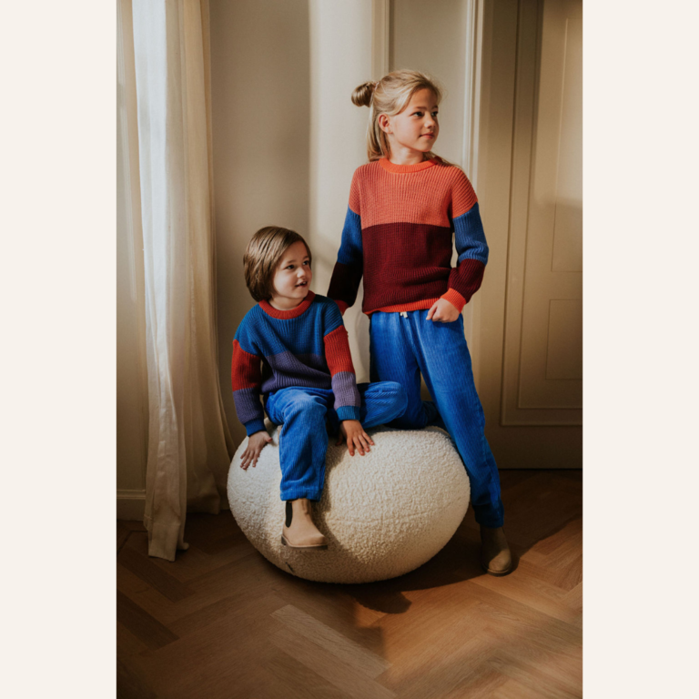 Yuki Yuki Trousers Beau Corduroy - Cobalt