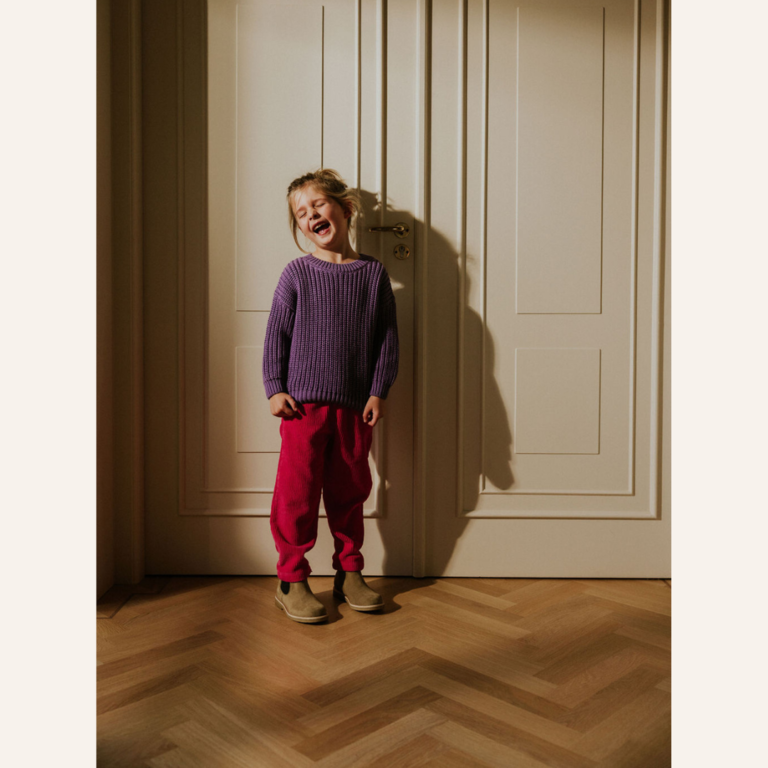 Yuki Yuki Trousers Beau Corduroy - Fuchsia