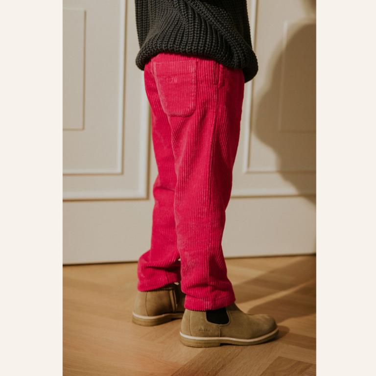 Yuki Yuki Trousers Beau Corduroy - Fuchsia