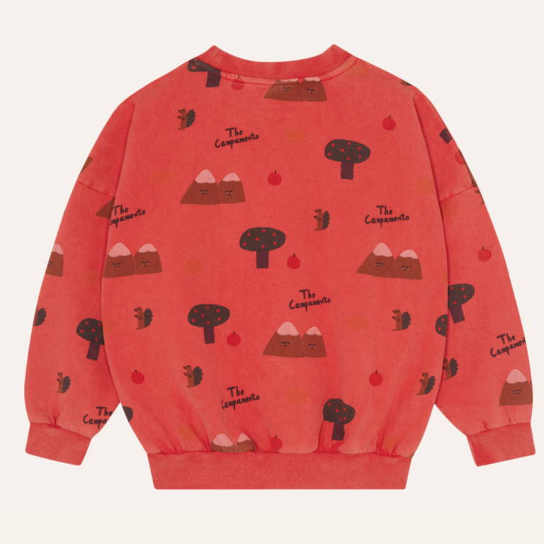 The Campamento The Campamento Mountains Red Sweatshirt