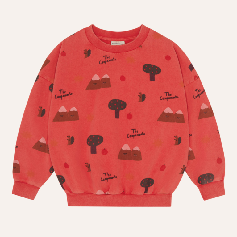 The Campamento The Campamento Mountains Red Sweatshirt