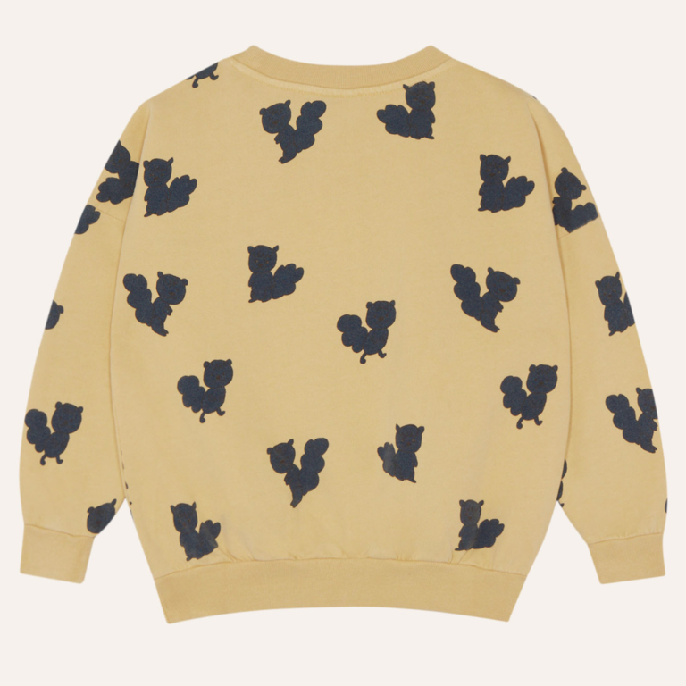 The Campamento The Campamento Blue Squirrels Sweatshirt - Yellow