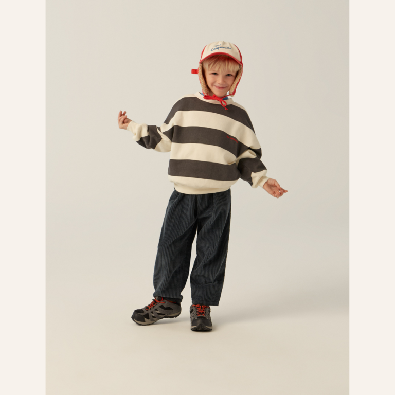 The Campamento The Campamento Grey Stripes Sweatshirt