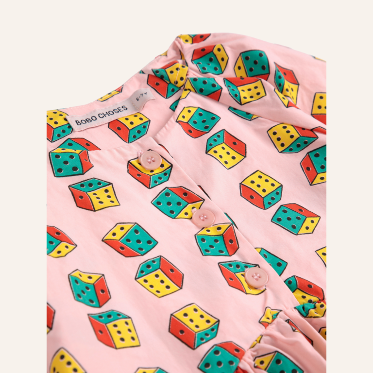 Bobo Choses Bobo Choses Dices All Over Micro Corduroy Dress