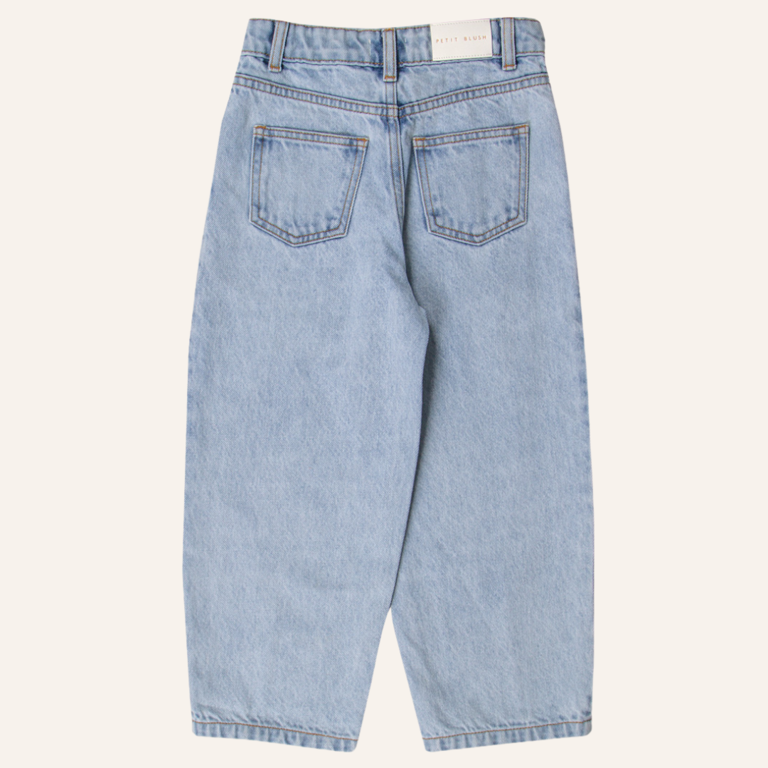 Petit Blush Petit Blush Ballon fit jeans - Washed Light blue