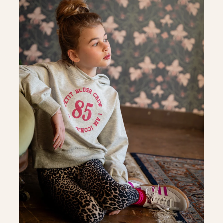 Petit Blush Petit Blush Hooded sweater - Grey melange