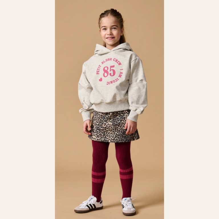 Petit Blush Petit Blush Hooded sweater - Grey melange