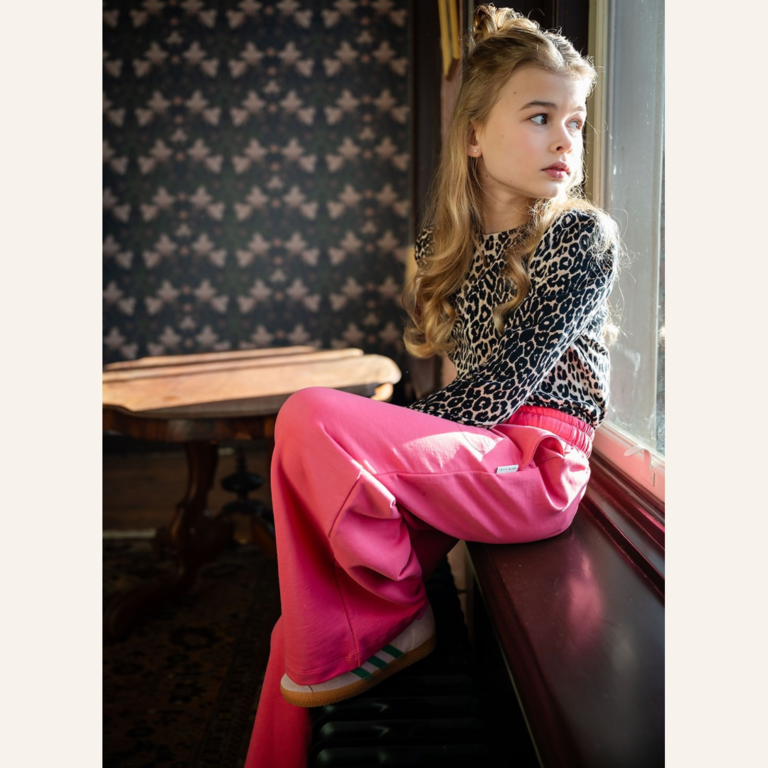 Petit Blush Petit Blush Wide leg jogger - Fruit dove